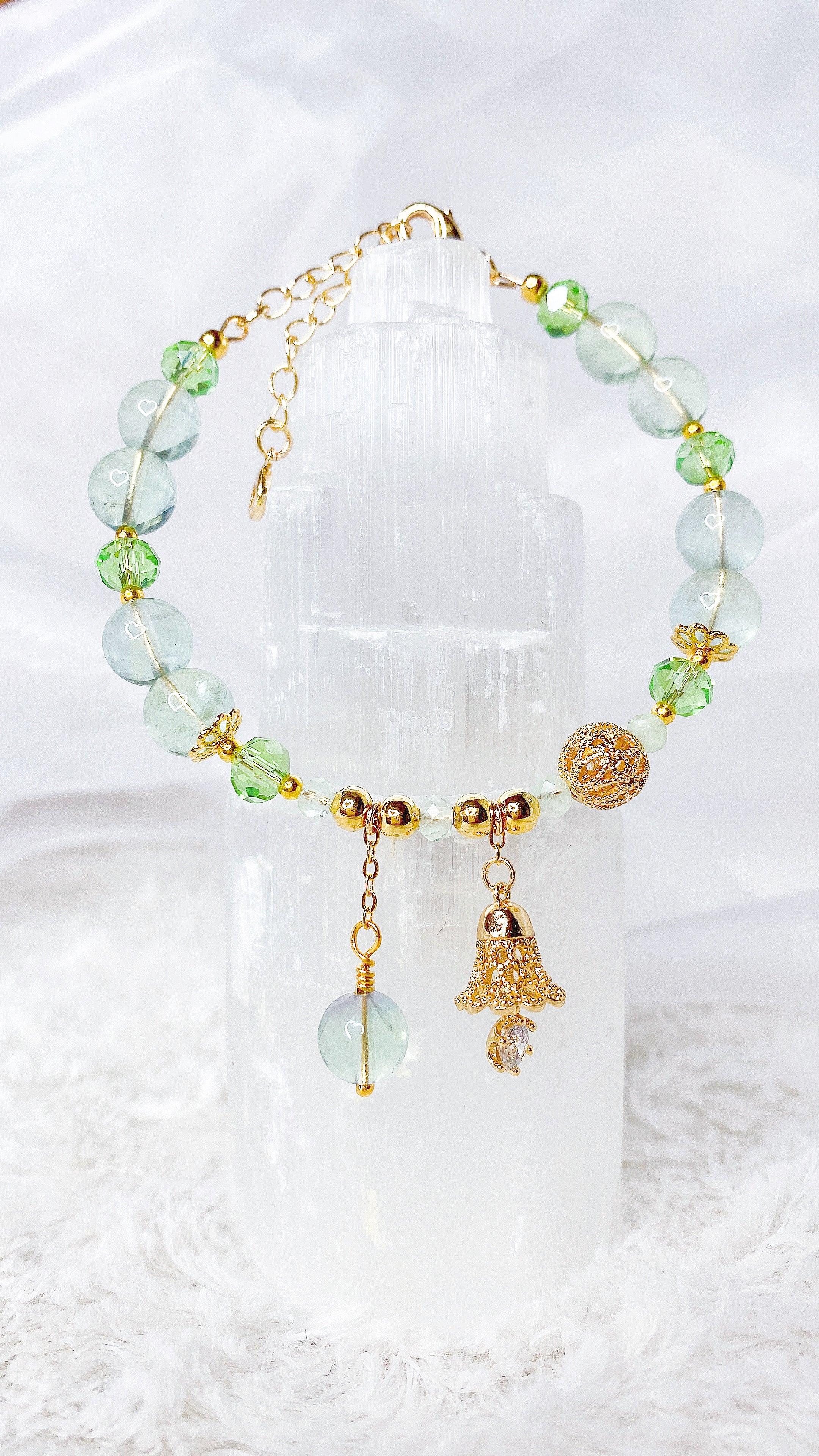 Fluorite Bells ~ Green