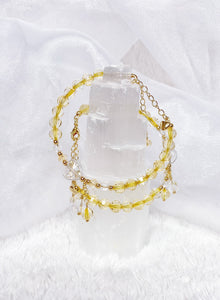 Faceted Citrine ~ CQ Heart