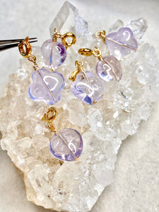 Lavender Moon Quartz Clover