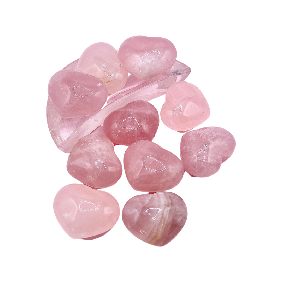 Rose Quartz Hearts