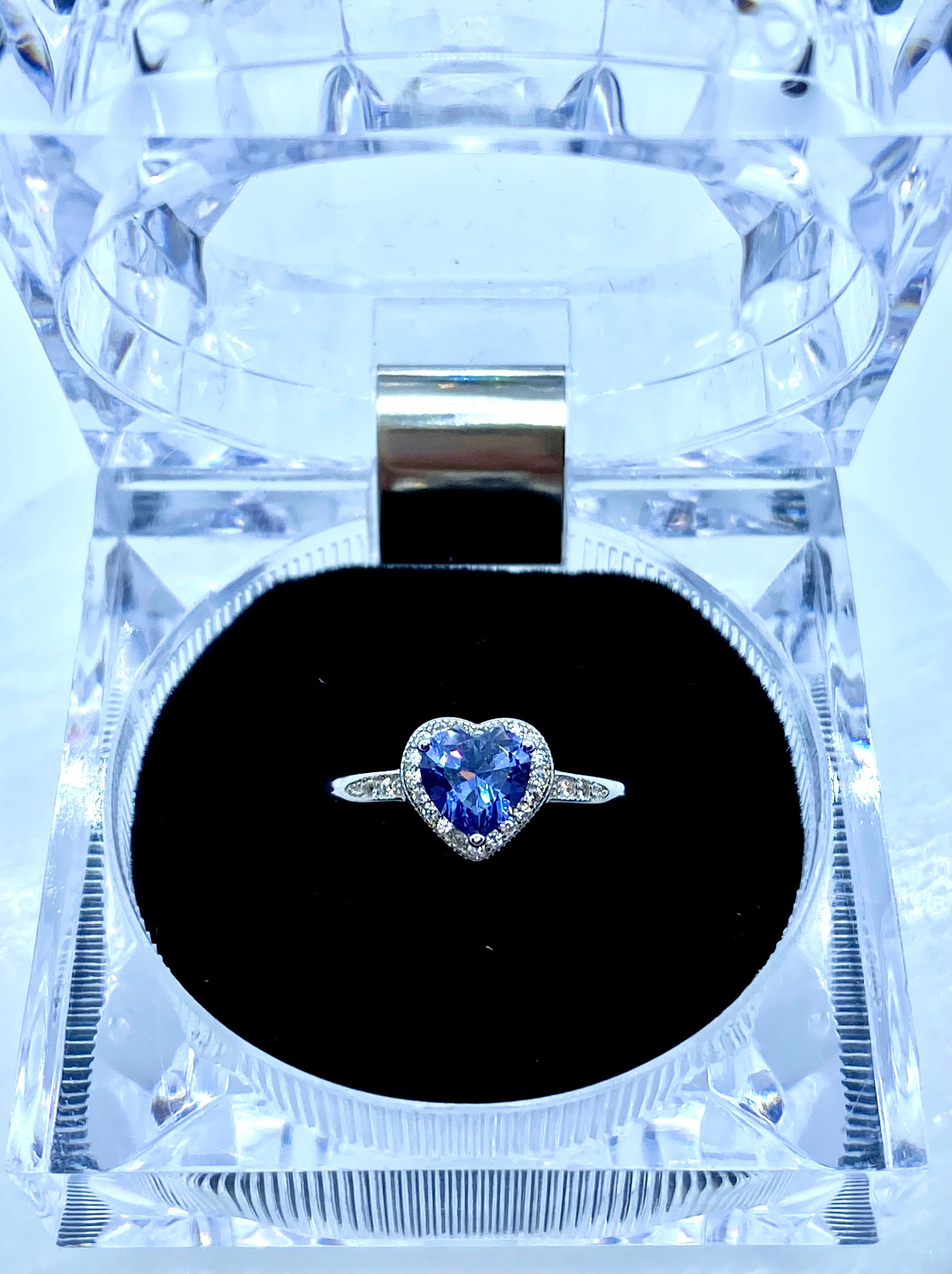 Titanic Tanzanite Heart